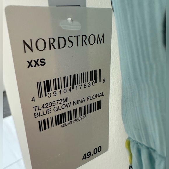 Leith Blue Glow Nina Floral Dress - Picture 2 of 3